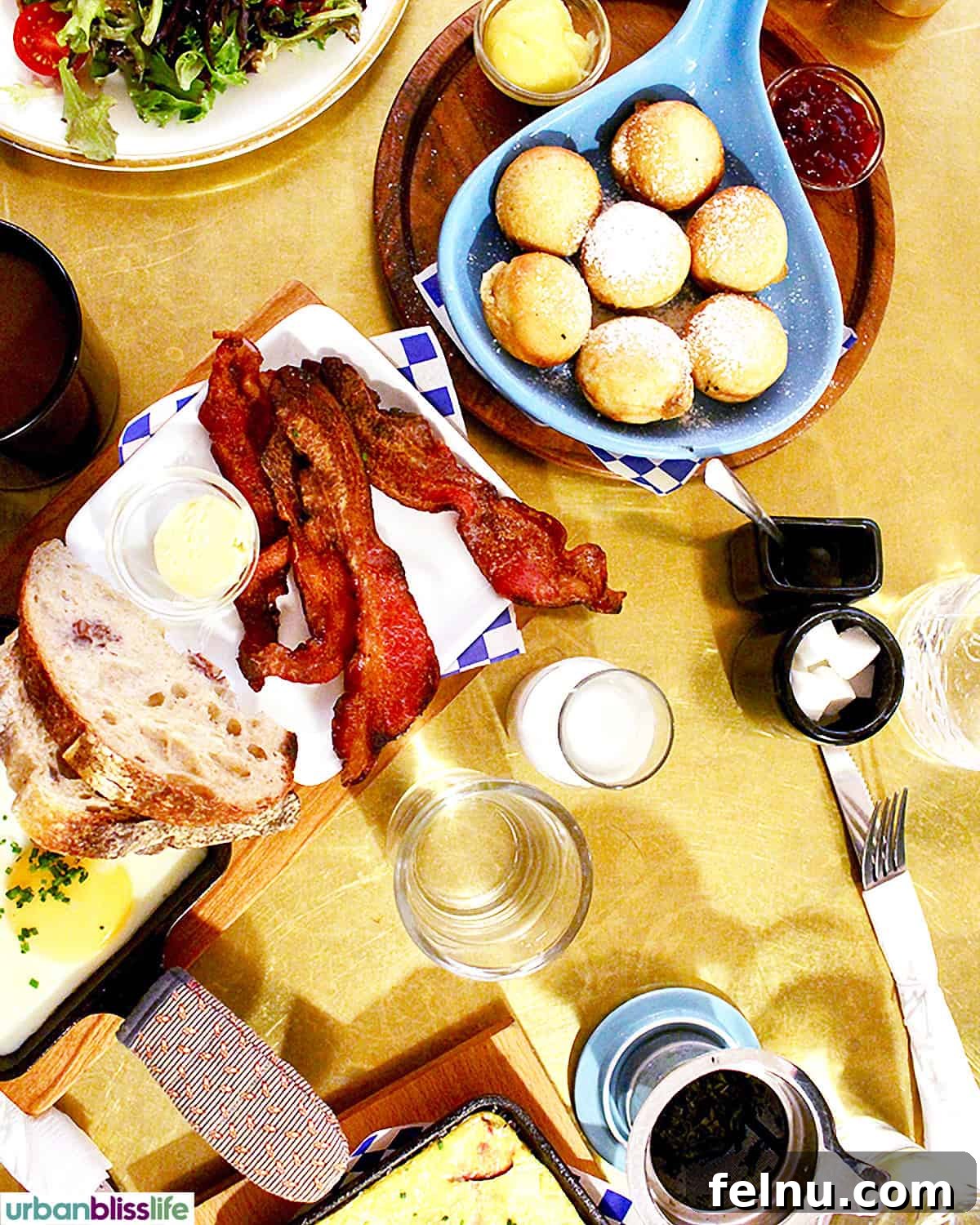 Hood River: Oregon's Adventure Capital 18 A beautifully arranged brunch table setting at Broder Øst in Hood River, Oregon, showcasing Scandinavian delights.