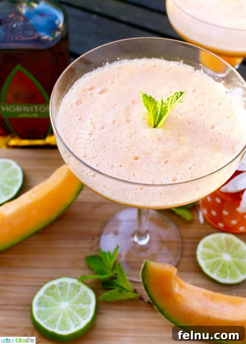 Vibrant Sips: Fruity Cocktail Recipes to Welcome Spring & Summer 15 Fruity cocktail recipes - cantaloupe margaritas