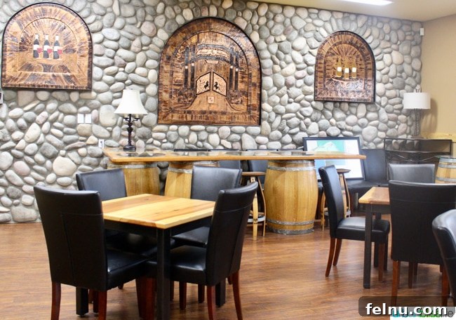 Basel Cellars (Kapalı) Defunct Wineries: Basel Cellars 19 Tasting Room Tables at Yellowhawk Resort