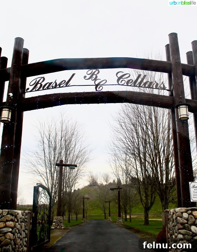 Basel Cellars (Kapalı) Defunct Wineries: Basel Cellars 4 Entrance to Yellowhawk Resort (Formerly Basel Cellars)