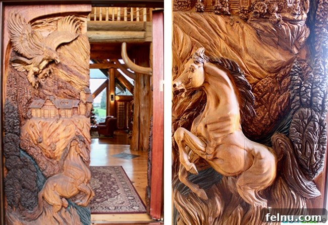 Basel Cellars (Kapalı) Defunct Wineries: Basel Cellars 8 Horse Carvings at Yellowhawk Resort