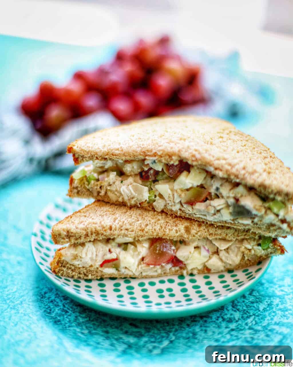Dainty Chicken Salad Tea Bites 2 Delicious chicken salad tea sandwiches with fresh ingredients