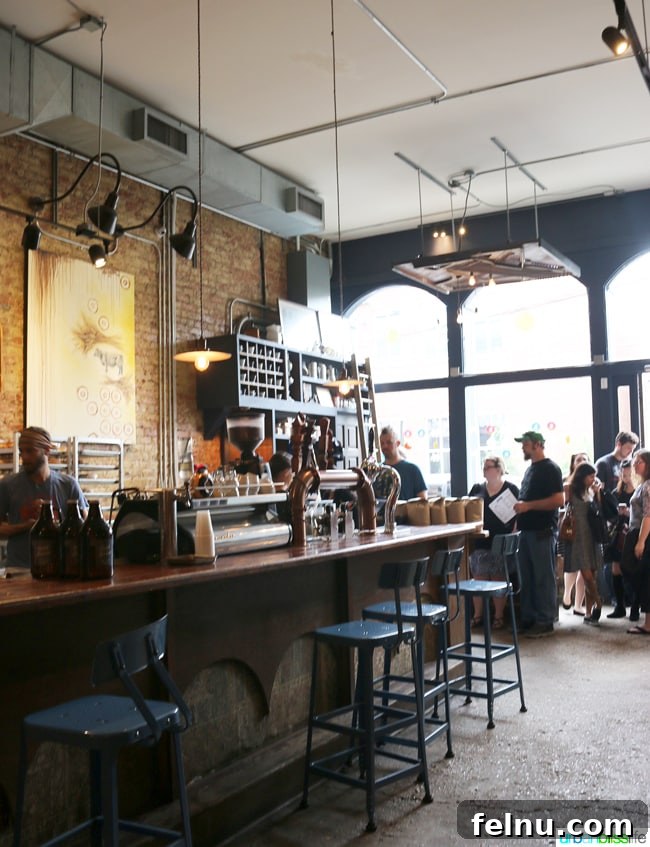 Food and Travel Bliss: NOLA Donut Delights 3 Inside District Donuts: A Welcoming and Modern Atmosphere
