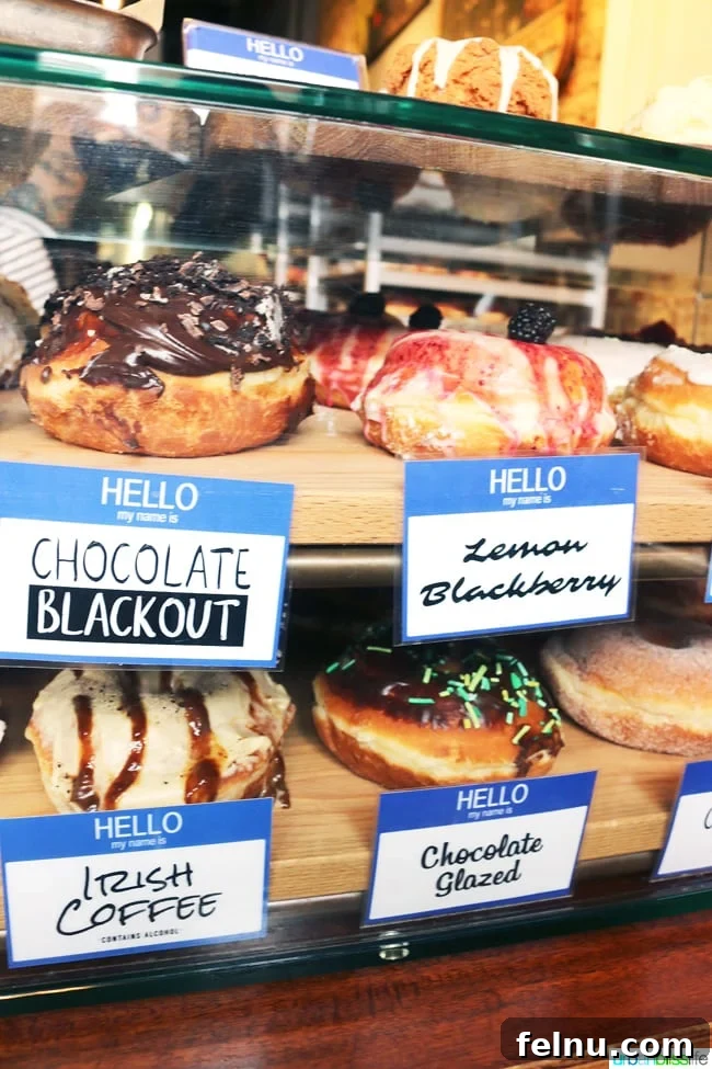 Food and Travel Bliss: NOLA Donut Delights 6 A Wide Selection of Donuts: Flavors to Satisfy Every Palate at District Donuts