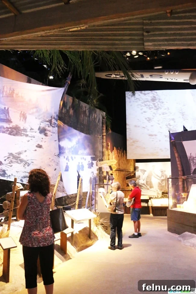 The National WWII Museum: A Journey Through History 14 Prisoner of War Camp Exhibit in Campaigns of Courage