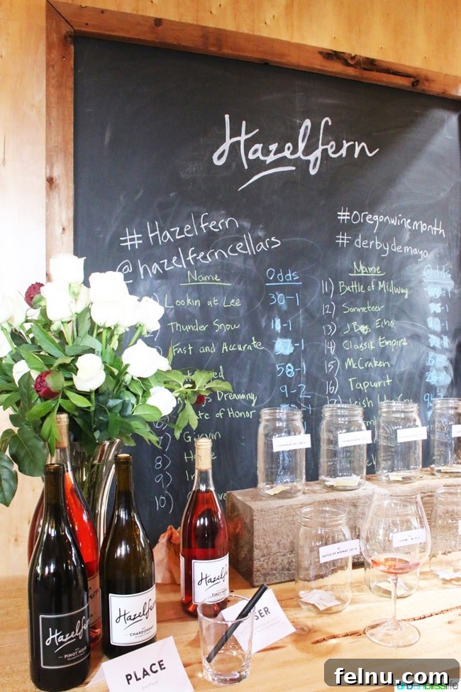 Sip Savor Explore Oregon Wine Month 18 Hazelfern-Cellars-Derby-de-Mayo-Board