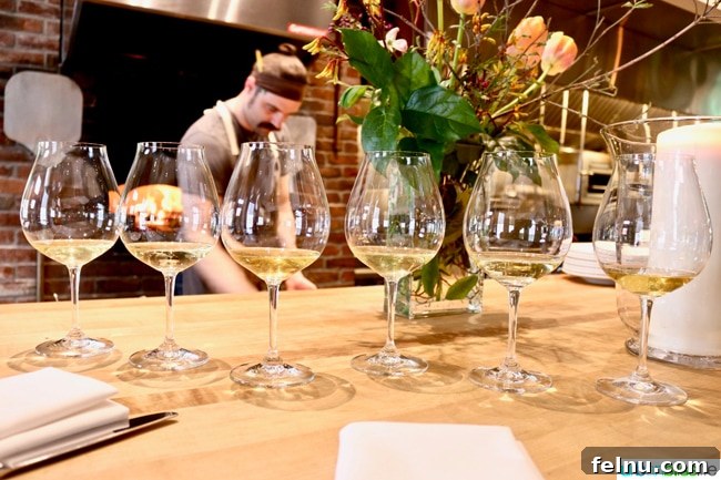 Raven and Rose White Wine Flight
