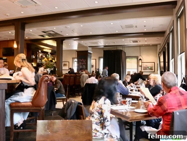 Raven and Rose restaurant interior
