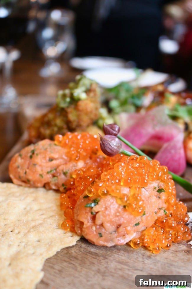 Raven and Rose Salmon Tartare