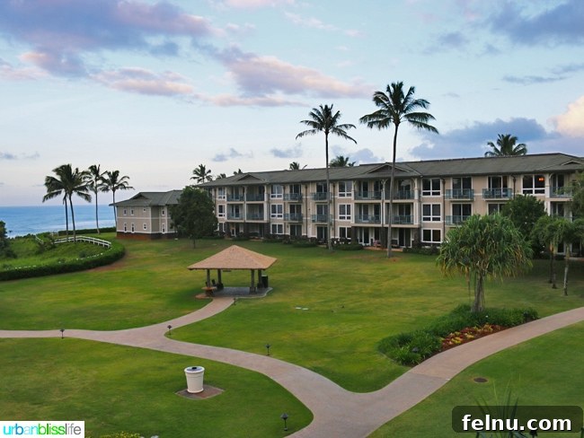 Where to Stay in Kauai: A Luxurious Escape at The Westin Princeville 11 Exterior of The Westin Princeville Villas with Lush Landscaping