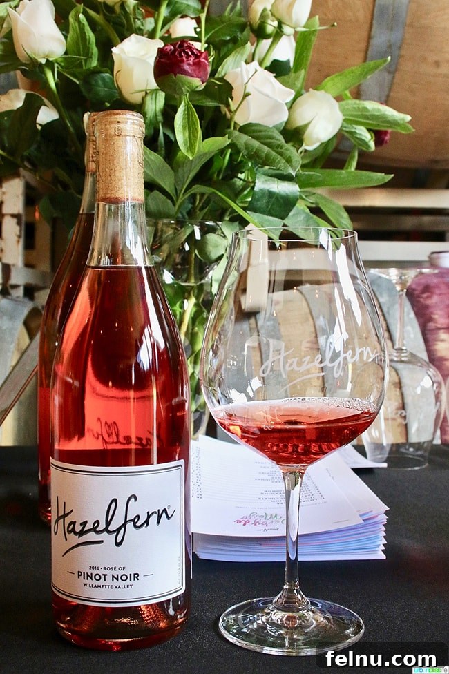 A Rosé Toast: 12 Bottles to Celebrate National Rosé Day 3 Hazelfern Cellars Rosé of Pinot Noir