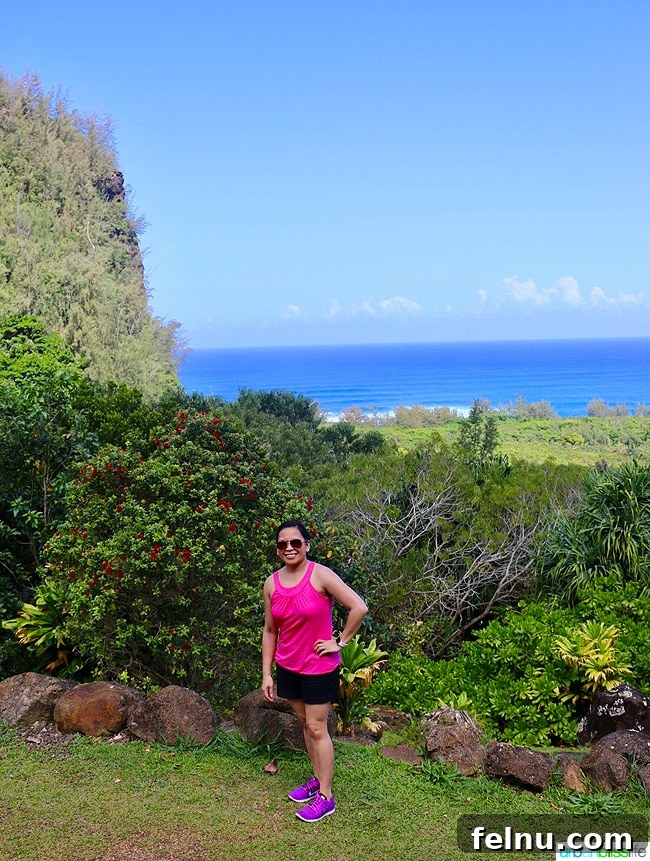 Kauai's Limahuli Garden & Preserve: A Nature Lover's Paradise 19 Visitor at Limahuli Garden and Preserve