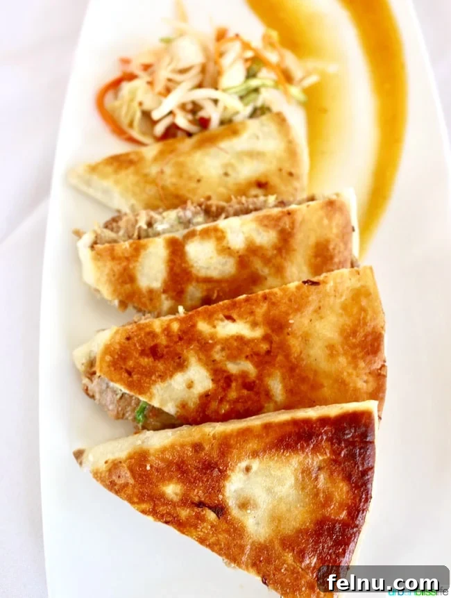 Merriman's Fish House: Poipu's Premier Dining Experience on Kauai 7 pig and sweet onion quesadilla at Merriman's Fish House in Poipu