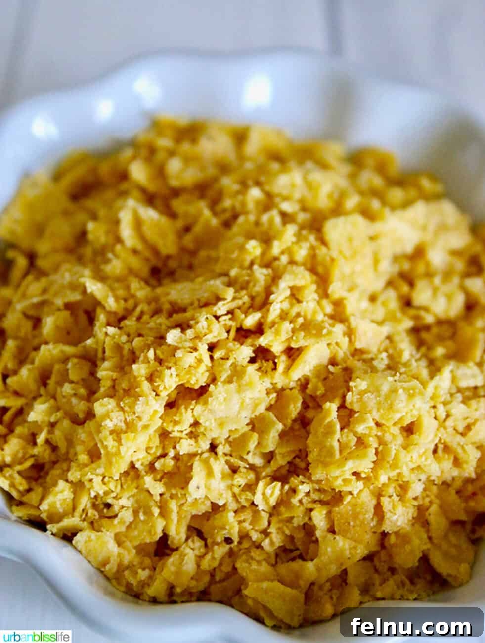 Effortless Fiesta Mac 5 Crushed Tortilla Chips
