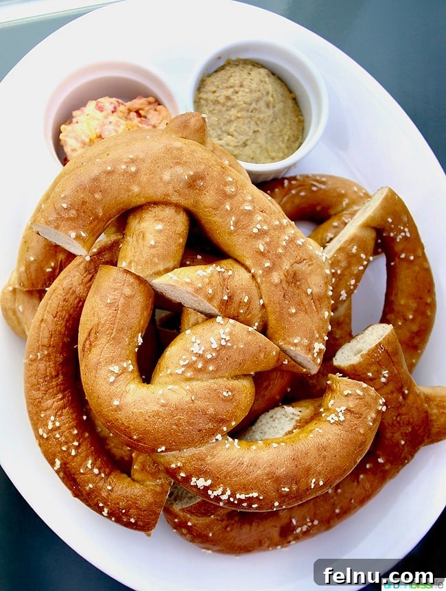 Altabira: Portland's Former Rooftop Restaurant 11 Warm Citizen Baker Pretzel served with tangy Mustard and creamy Pimento Cheese at Altabira Tavern Portland