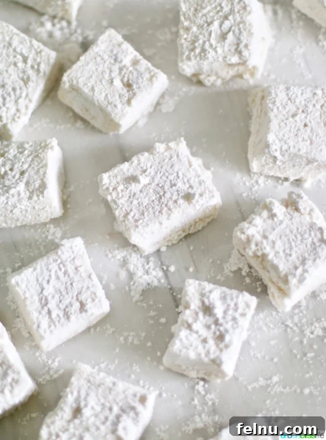 Pillowy Homemade Sweet Mallows 6 Fluffy Homemade Marshmallows recipe on UrbanBlissLife.com