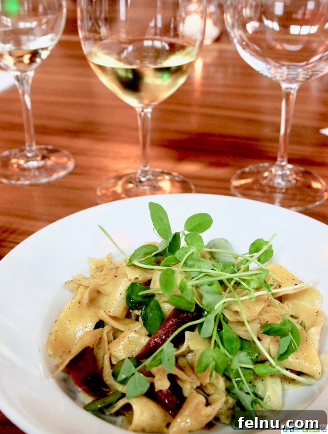 Hanna Winery & Vineyard - A Taste of California: Wine Pairing Dinner 9 Cacio e Pepe Pasta
