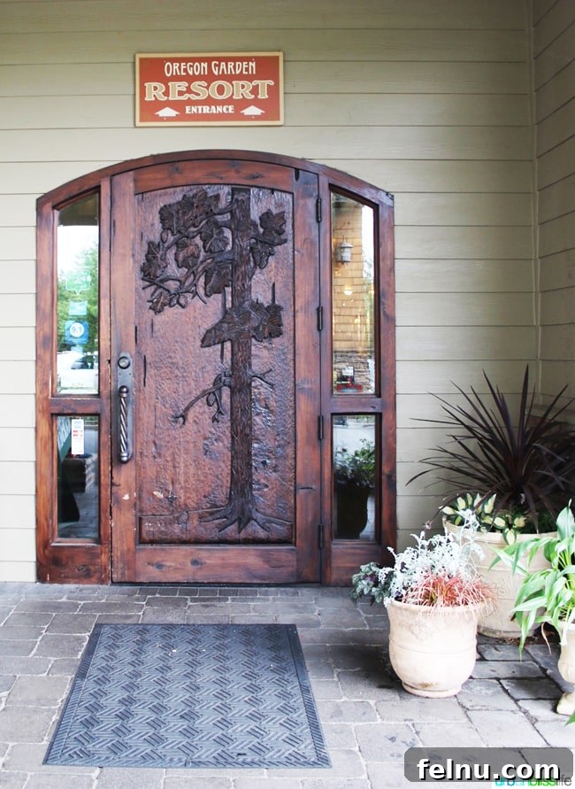 Oregon Garden Resort: A Tranquil Escape 6 Oregon Garden Resort Front Door