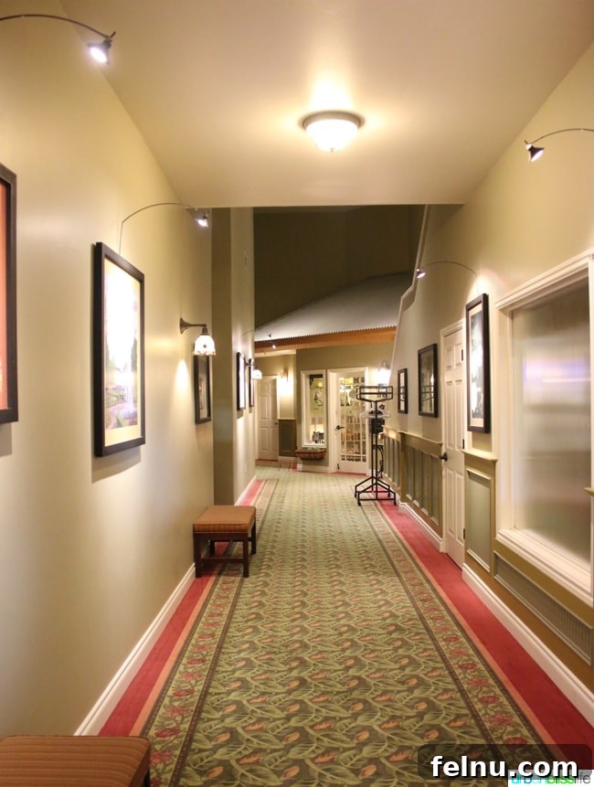 Oregon Garden Resort: A Tranquil Escape 8 Oregon Garden Resort Hallway