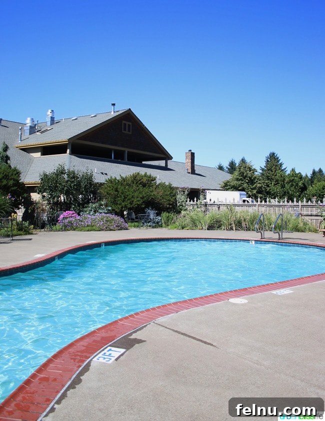 Oregon Garden Resort: A Tranquil Escape 10 Pool at The Oregon Garden Resort