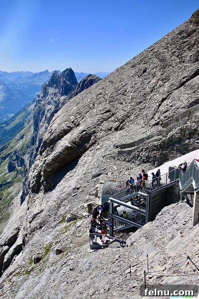Titlis Peak: An Alpine Daydream 19 End of the Mount Titlis Cliff Walk
