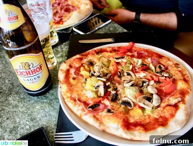 Titlis Peak: An Alpine Daydream 27 Pizza and Swiss Beer on Mount Titlis