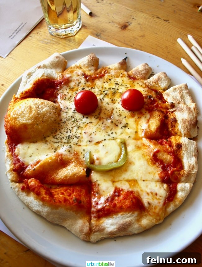 Titlis Peak: An Alpine Daydream 29 Kids' Pizza with Veggie Faces