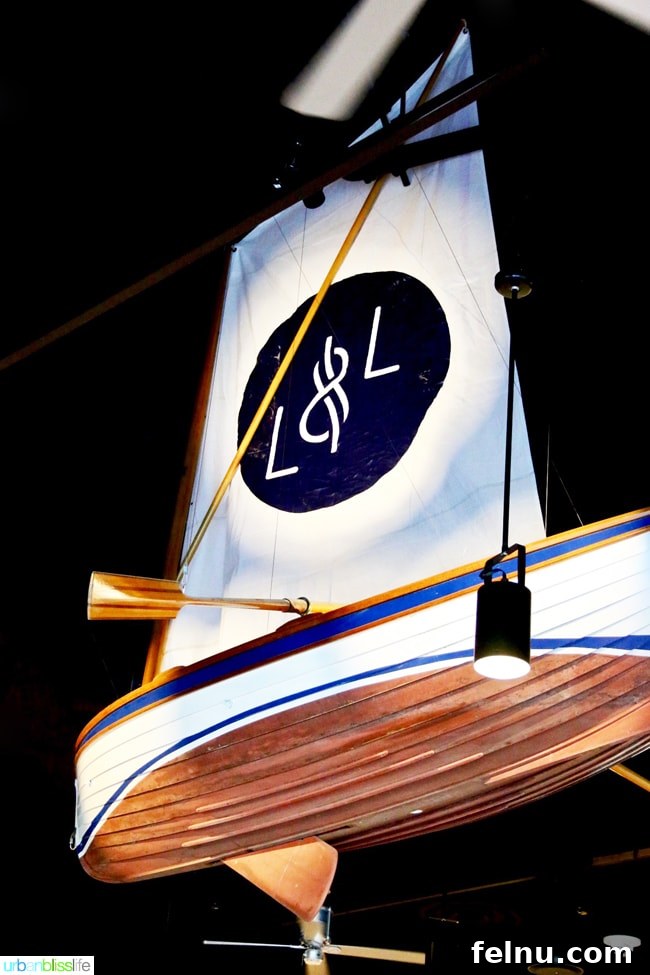 Line and Lure Fresh Catch & Craft Brews 5 Line and Lure restaurant interior featuring nautical decor and ship details