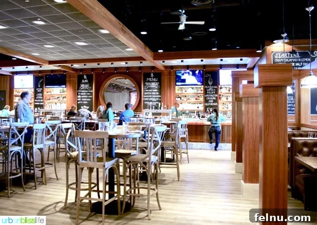 Line and Lure Fresh Catch & Craft Brews 6 Wide view of Line and Lure restaurant bar area with seating