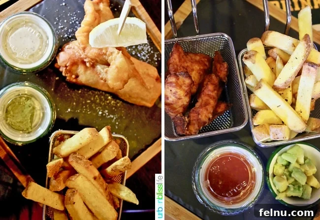 Lucerne Family Fun: Top Activities with Kids 10 A plate of classic fish and chips served at Hotel Pickwick in Lucerne.