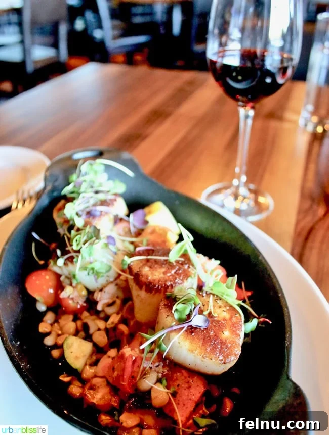 Michael Jordan Steak House Ilani scallops