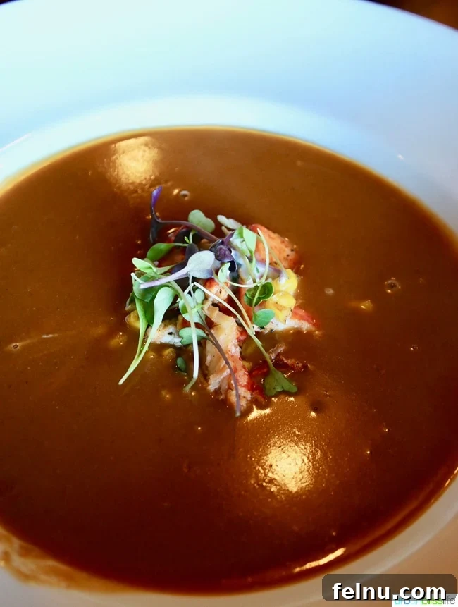 Michael Jordan's Steak House lobster bisque