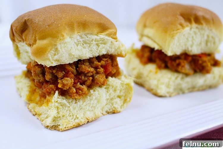 Sloppy Joe Slider Bites 4 Two Sloppy Joe Sliders