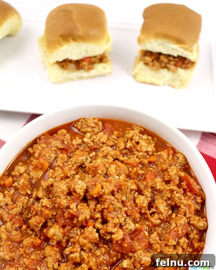 Sloppy Joe Slider Bites 5 Sloppy Joe Slider filling with two sliders
