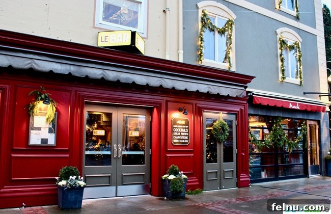 Marche Restaurant: A Taste of France in the Pacific Northwest 3 Exterior view of Marché restaurant in Eugene, Oregon, highlighting its charming architecture.