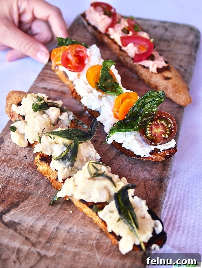 Marche Restaurant: A Taste of France in the Pacific Northwest 6 The Tartine Trio appetizer at Marché restaurant in Eugene, Oregon, featuring a variety of seasonal toppings.