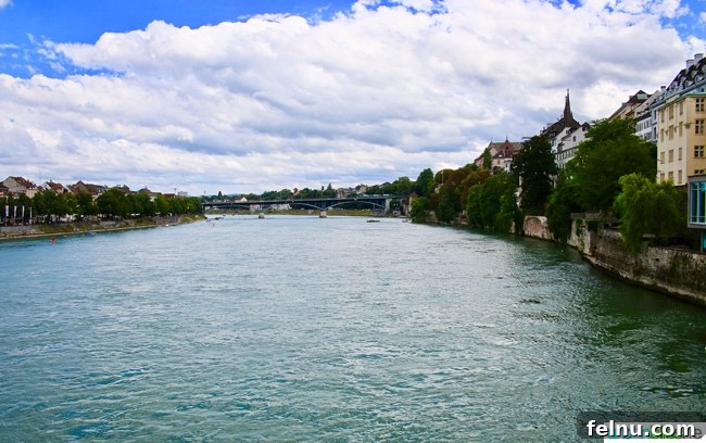 Day Tripping to Basel: A Swiss Escape 16 Rhine River View in Basel, Switzerland