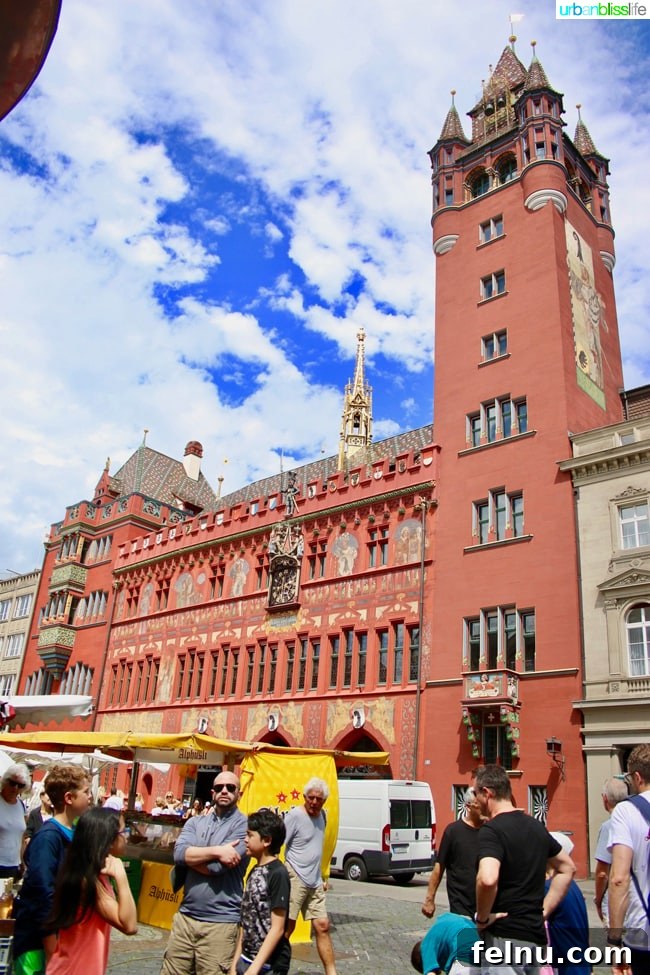 Day Tripping to Basel: A Swiss Escape 5 Basel Town Hall and Market Square