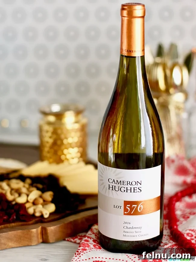 Uncorking Holiday Joy: The Art of Wine Pairing Parties 6 Bottle of Cameron Hughes Chardonnay for a holiday wine party. UrbanBlissLife.com