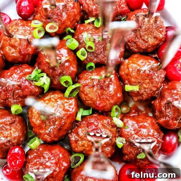 Sweet and Tangy Cranberry Glazed Meatballs 18 Instant Pot Cranberry Meatballs