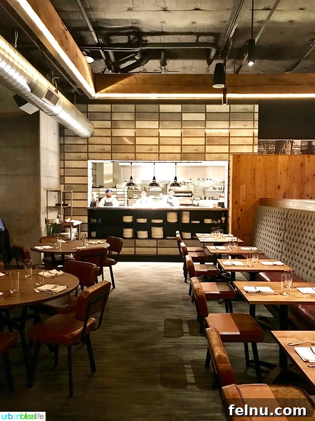 Tanner Creek Tavern: Pearl District Urban Hearth 2 Tanner Creek Tavern Portland, Oregon restaurant review featuring its elegant dining room, showcasing modern decor and a cozy atmosphere.