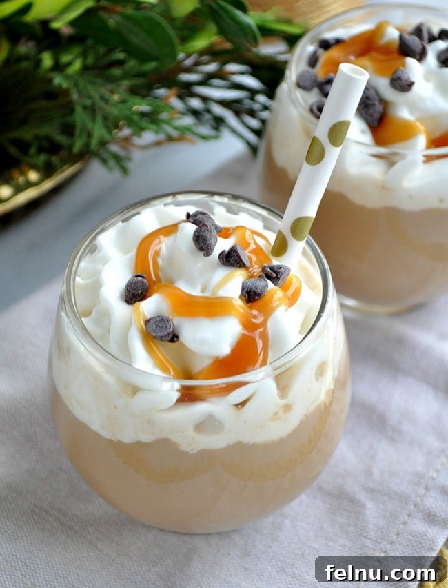 Festive Winter Sips: 20 Cocktail Recipes for Your Holiday Gathering 15 Indulgent Salted Caramel Mocha Martini for a cozy winter party.