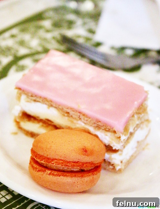 Swiss Flavors in the Heartland: A Kansas City Culinary Gem 6 The Elegant Napoleon with a Macaron Accent