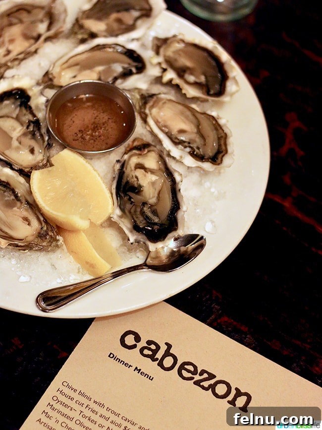 Cabezon Portland: A Northeast Portland Seafood Gem 8 Fresh Oysters at Cabezon Portland - A Taste of the Ocean