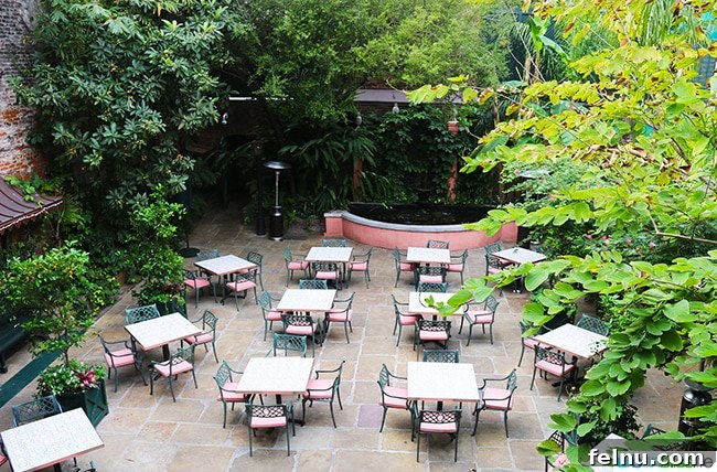 A Taste of New Orleans: Brennan's Culinary Legacy 6 Another view of the charming outdoor patio at Brennan's Restaurant