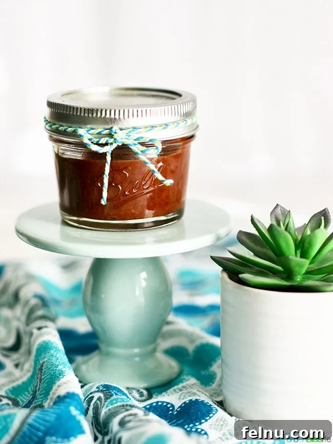 Homemade Nutella: A Decadent Chocolate Hazelnut Dream 7 Homemade Nutella in a Gift Jar