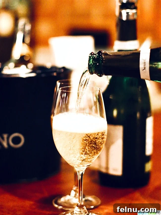 Enjoying champagne at Bar Casa Vale in Portland, Oregon.