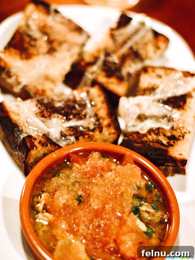 Grilled Flatbread with clams conserva at Bar Casa Vale.