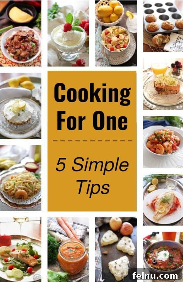 Eat Smart, Live Well: Your Meal Prep Guide 8 Cooking for one: 5 simple meal prep tips for solo diners