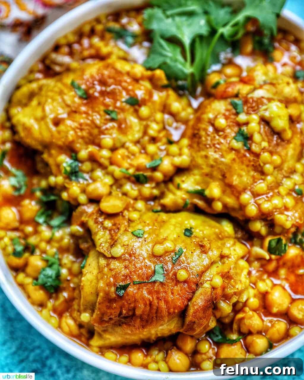 Healthy & Flavorful: Moroccan Chicken in Under 30 Minutes 3 Close-up of Instant Pot Moroccan Chicken